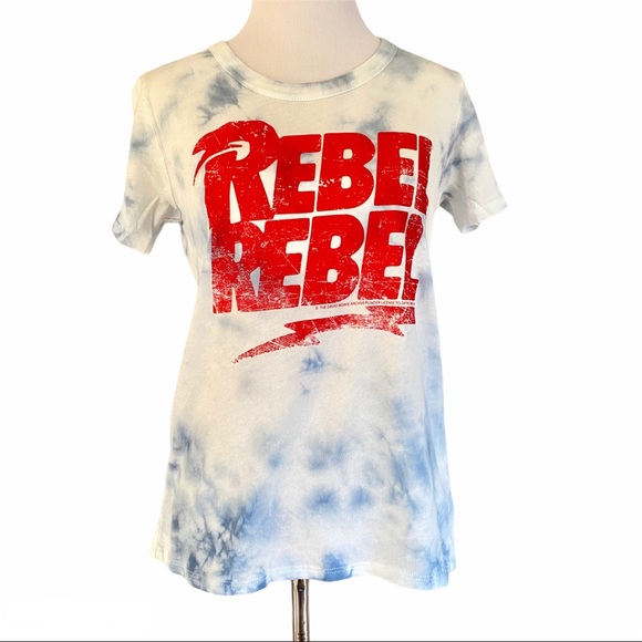 NWT Chaser Bowie Rebel Rebel Tie Dye Tee, XS - Picture 3 of 15